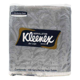 Servilleta Kleenex Lujo c/100  piezas