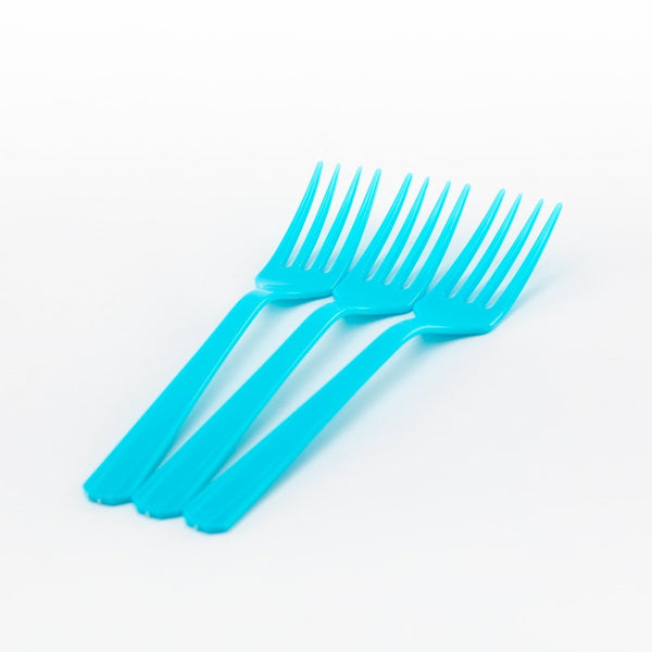 Tenedor plástico grado alimenticio, tamaño 8