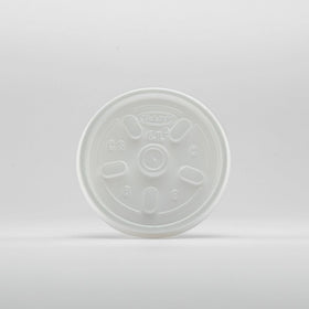 Tapa Plastico Dart No.06jl  Traslucida sin respiradero  paquete c/100 piezas