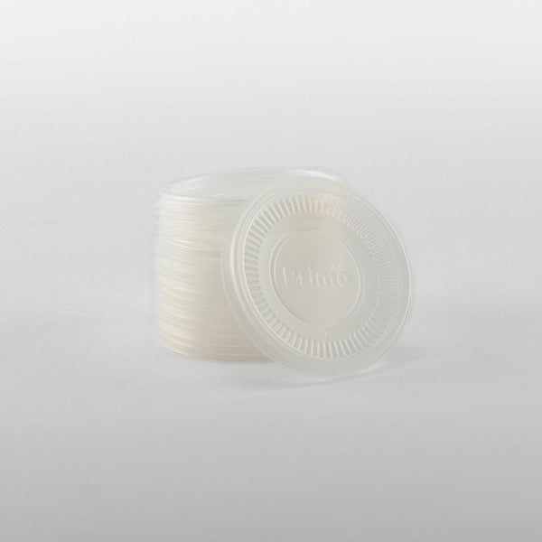 Tapa Plastico Vaso Souffle  2oz paquete c/1,200 piezas