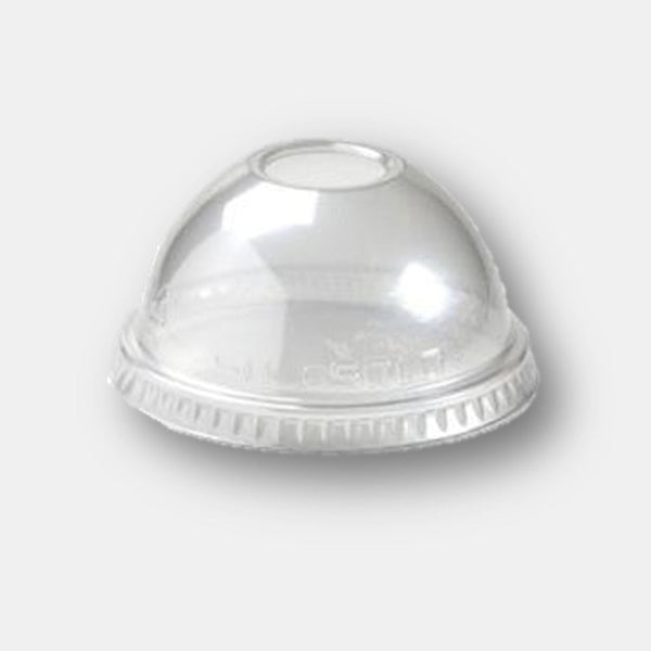 Tapa plástica en polietileno (Pet) tipo domo transparente sin perforación marca Dart. Sugerida para vaso plástico TP9R, TP12,TP16,TP20 y TP22 oz
