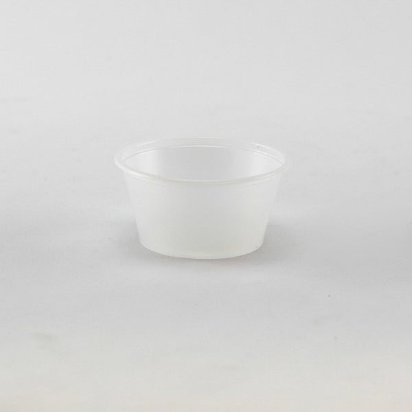 Vasito soufflé, tipo ramekin, plástico cristalino, capacidad de 4 oz,  grado de alimenticio perfecto para la medición de porciones pequeñas de salsas, aderezos, postres o toppins. Paquete de  piezas