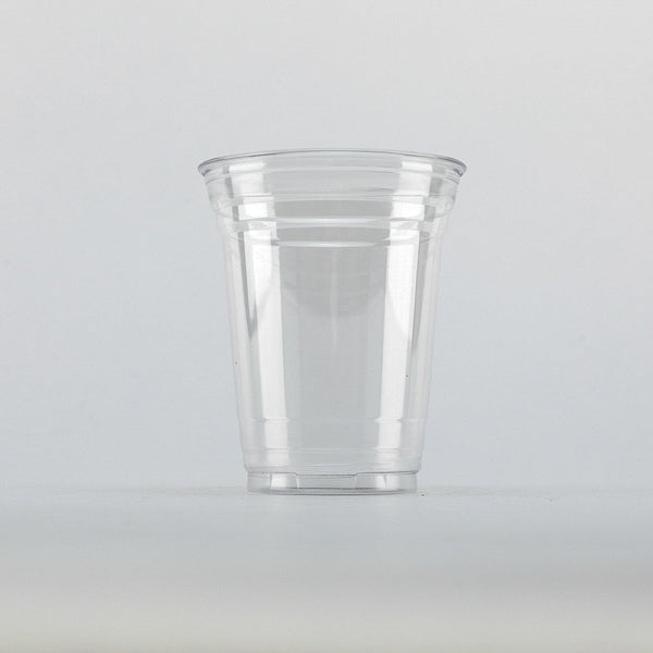Vaso de plástico PET, de alta calidad, cristalino, capacidad 12 oz. Perfecto para mantener refrescos, té helado frío, dar linda apariencia a tus smoothies, licuados y fruta de forma segura y sin derrames